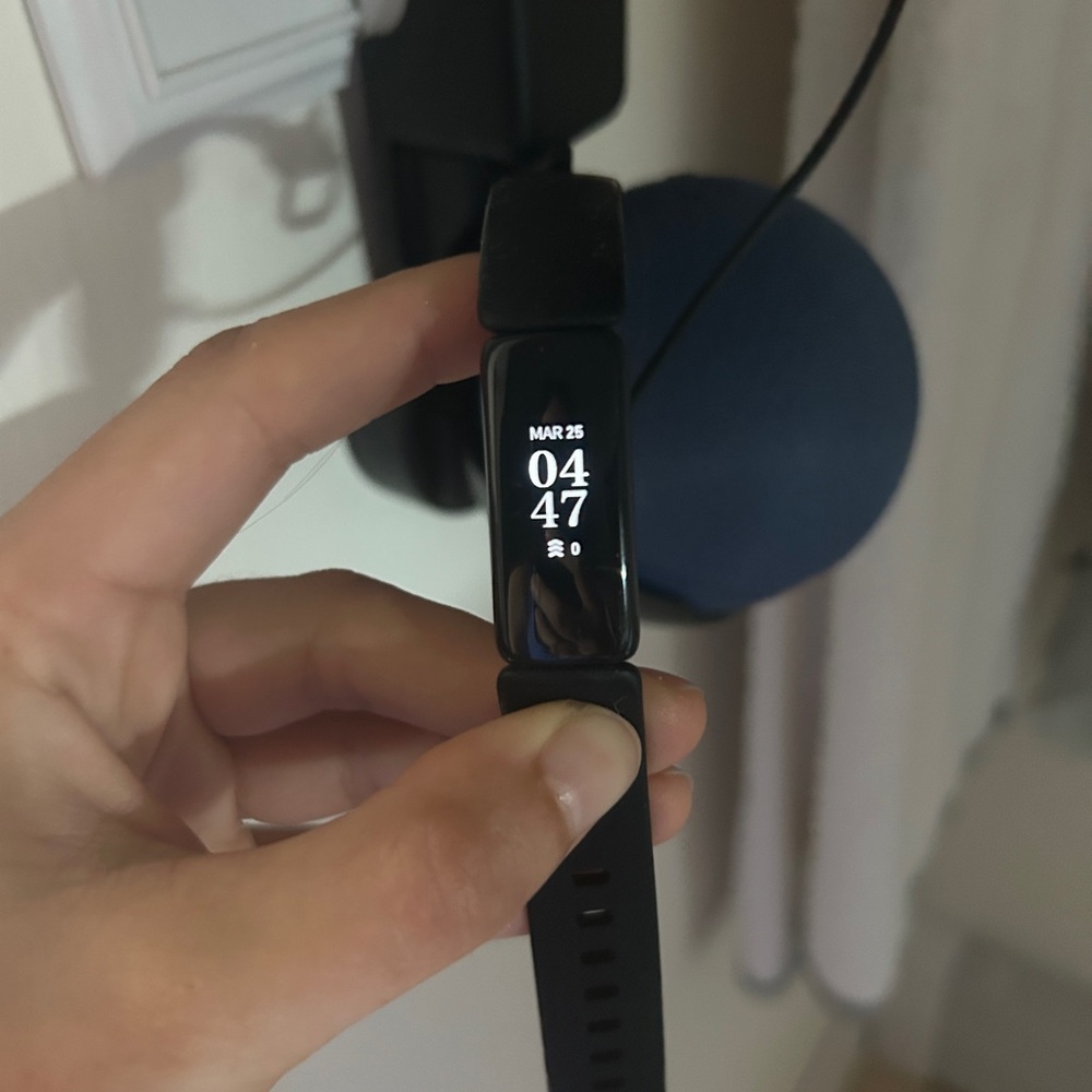Black FitBit Tracker Watch & Chromecast TV